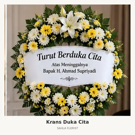 Krans Bunga Duka Penajam Paser Utara